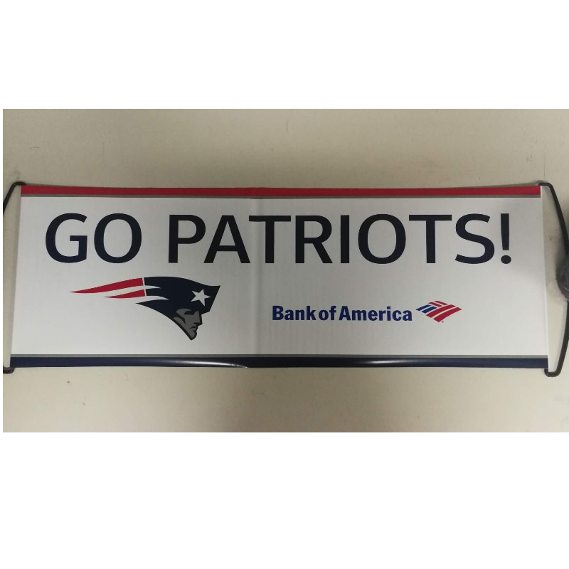 Потребителско лого Handd Roller Banner- Patriots 24x68CM